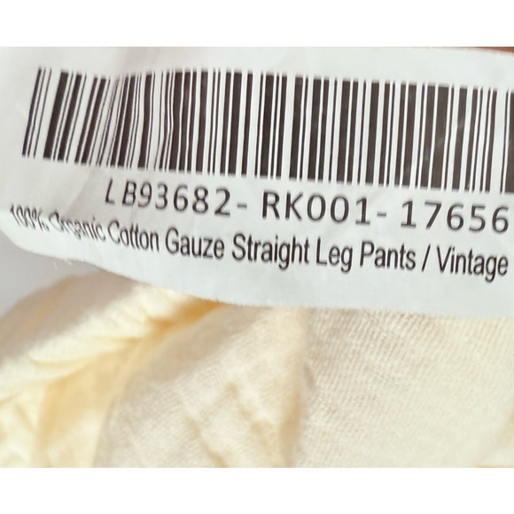 Quince Cotton Gauze Straight Leg Pants In Vintage Cream Size M Women’s - Picture 11 of 11
